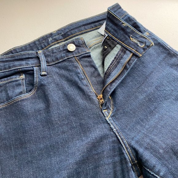 Levi's High Rise Skinny Jeans, Indigo Dark Rinse, sz 28, EUC - Picture 5 of 7